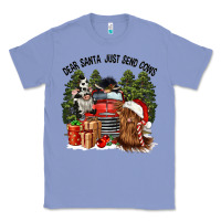 Colony Blue dear santa just send cows Classic Tee - CowGirlArtShop