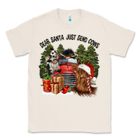 Natural dear santa just send cows Classic Tee - CowGirlArtShop