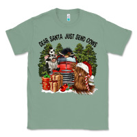 Sage dear santa just send cows Classic Tee - CowGirlArtShop