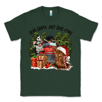 Sports Green dear santa just send cows Classic Tee - CowGirlArtShop
