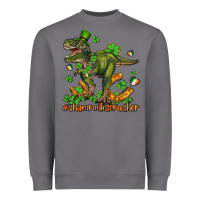 Storm shamrockscrusher t rex and horseshoe Heavyweight Sweatshirt - AdoDesignShop
