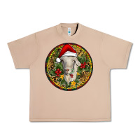 Burro Christmas Goat Urban Heavy Tee - RanaPortraitStore