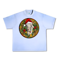 Grape Ice Christmas Goat Urban Heavy Tee - RanaPortraitStore
