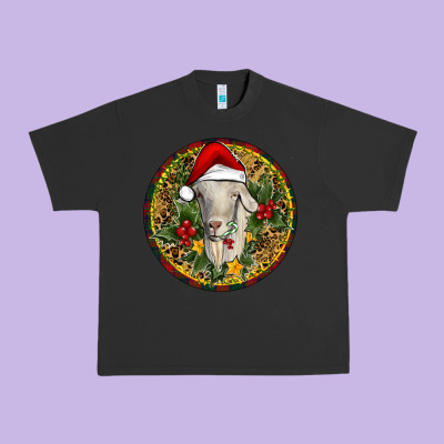 Christmas Goat Urban Heavy Tee Designed By Ranaportraitstore
