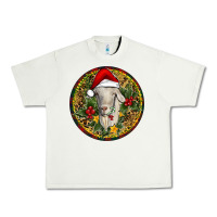 Pistachio Christmas Goat Urban Heavy Tee - RanaPortraitStore