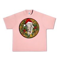 Salmon Christmas Goat Urban Heavy Tee - RanaPortraitStore