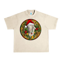 Sandshell Christmas Goat Urban Heavy Tee - RanaPortraitStore