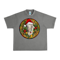 Tornado Christmas Goat Urban Heavy Tee - RanaPortraitStore