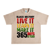 French Oak black history live it Urban Heavy Tee - FaDigitalArtStudio