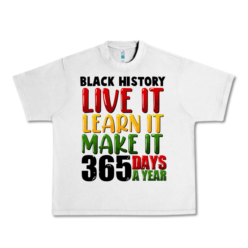 Black History Live It Urban Heavy Tee by FaDigitalArtStudio | Teevron