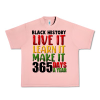 Salmon black history live it Urban Heavy Tee - FaDigitalArtStudio