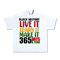 White black history live it Urban Heavy Tee - FaDigitalArtStudio