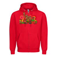 Red blessed afro woman hands Zipper Hoodie - AdoDesignShop