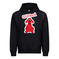 Black clifford the big red dog 98093899 Urban Hoodie - linhVisuals