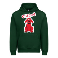 Forest Green clifford the big red dog 98093899 Urban Hoodie - linhVisuals