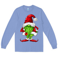 Colony Blue green christmas gnomes Long Sleeve Tee - FaDigitalArtStudio
