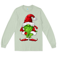 Matcha green christmas gnomes Long Sleeve Tee - FaDigitalArtStudio