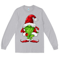 Moon Dust green christmas gnomes Long Sleeve Tee - FaDigitalArtStudio