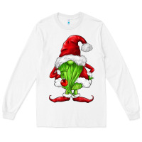 White green christmas gnomes Long Sleeve Tee - FaDigitalArtStudio