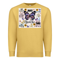 Antique Gold just breathe Premium Sweatshirt - JahusDesignShop