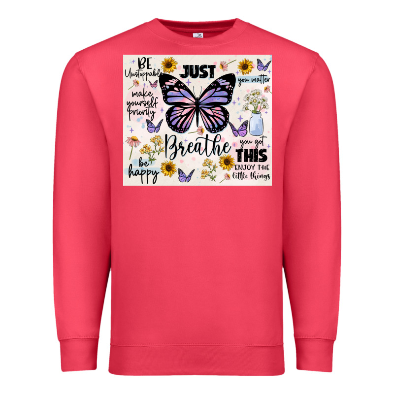 Just Breathe Premium Sweatshirt by JahusDesignShop | Teevron