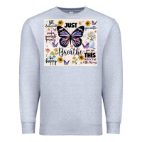 Heather Grey just breathe Premium Sweatshirt - JahusDesignShop