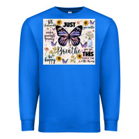 True Royal just breathe Premium Sweatshirt - JahusDesignShop