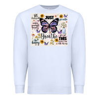 White just breathe Premium Sweatshirt - JahusDesignShop