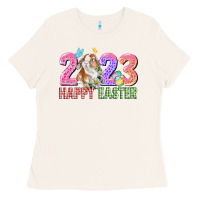Bone 2023 Happy Easter Ladies Tee - CowGirlArtShop