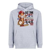 Heather Grey let the field be joyful and all that is in it Heavyweight Hoodie - JahusDesignShop