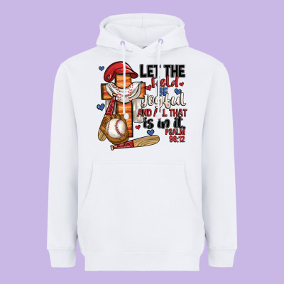 Let The Field Be Joyful And All That Is In It Heavyweight Hoodie Designed By Jahusdesignshop