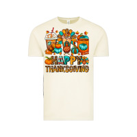 Vintage Arctic Happy Thanksgiving Coffee Cups Vintage Tee - FaDigitalArtStudio