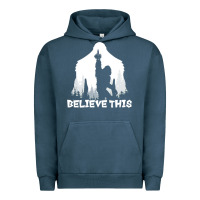 Pigment Midnight Navy bigfoot t  shirt believe this t  shirt Urban Hoodie - linhVisuals