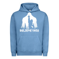 Pigment Pebble Blue bigfoot t  shirt believe this t  shirt Urban Hoodie - linhVisuals