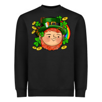 Black st patricks elf Heavyweight Sweatshirt - AdoDesignShop