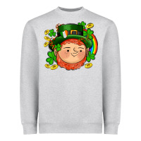 Heather Grey st patricks elf Heavyweight Sweatshirt - AdoDesignShop