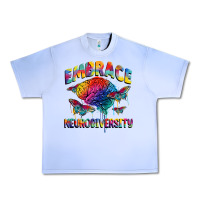 Grape Ice Embrace neurodiversity Autism Urban Heavy Tee - FaDigitalArtStudio