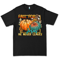 Black fall for jesus he never fails Premium Tee - CowGirlArtShop