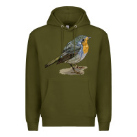 Army Green yellow breast Premium Hoodie - LillyAllenDesigns