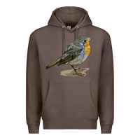 Coffee yellow breast Premium Hoodie - LillyAllenDesigns