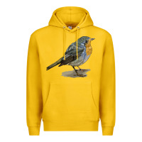 Lemon yellow breast Premium Hoodie - LillyAllenDesigns