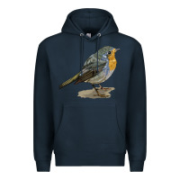 Navy yellow breast Premium Hoodie - LillyAllenDesigns