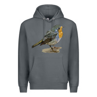 Rock yellow breast Premium Hoodie - LillyAllenDesigns