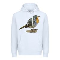 White yellow breast Premium Hoodie - LillyAllenDesigns