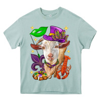 Arona Mardi Gras Goat Heavy Core Tee - HowdyJamesFarm