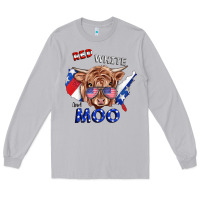 Moon Dust Red White And Moo Cow Long Sleeve Tee - RanaPortraitStore