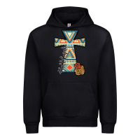 Black halleluljah aztec cross Urban Hoodie - JahusDesignShop