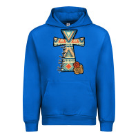Cobalt halleluljah aztec cross Urban Hoodie - JahusDesignShop