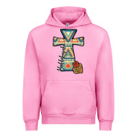 Fuchsia Pink halleluljah aztec cross Urban Hoodie - JahusDesignShop