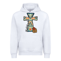 White halleluljah aztec cross Urban Hoodie - JahusDesignShop